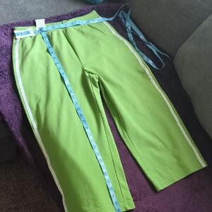 ! OP Lime Green Pants with White Accents